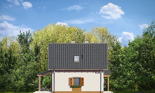 Фасад дома KBK-3867-27 Фасад дома KBK-3867-27