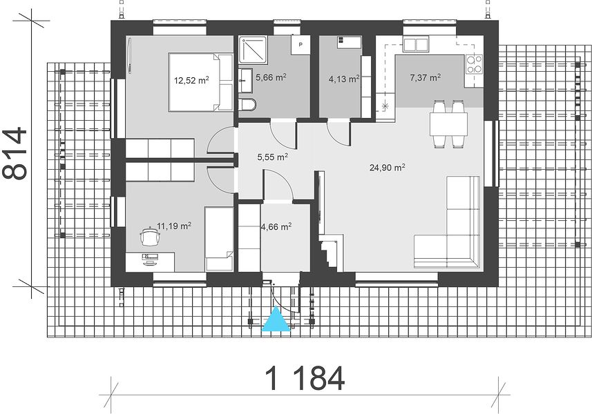 План 1 этажа дома IBC-8718-31 План 1 этажа дома IBC-8718-31