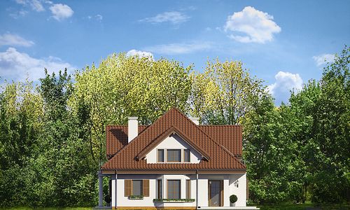 Фасад дома IGB-8139-98 Фасад дома IGB-8139-98