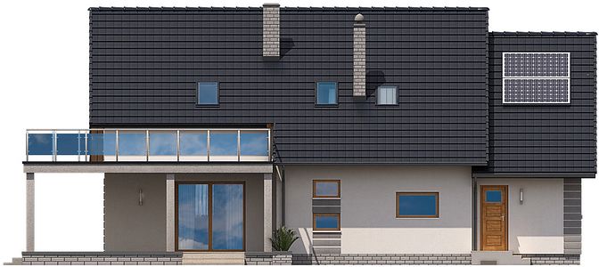 Фасад дома AGB-9496-18 Фасад дома AGB-9496-18