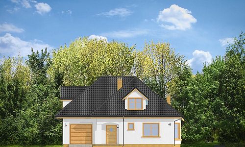 Фасад дома KEE-9941-52 Фасад дома KEE-9941-52