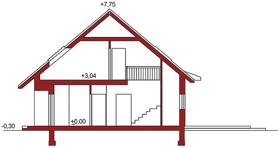 Фасад дома GBK-2655-61 Фасад дома GBK-2655-61