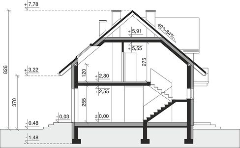 Фасад дома FEK-2342-96 Фасад дома FEK-2342-96