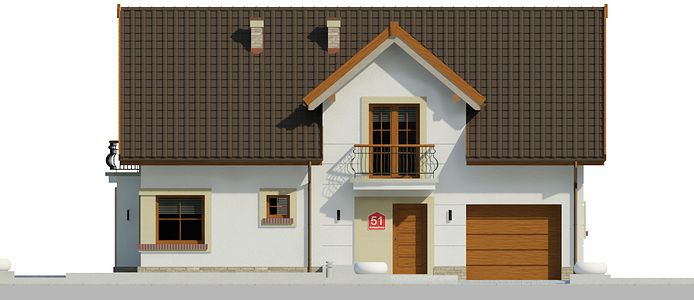 Фасад дома FEK-2342-96 Фасад дома FEK-2342-96