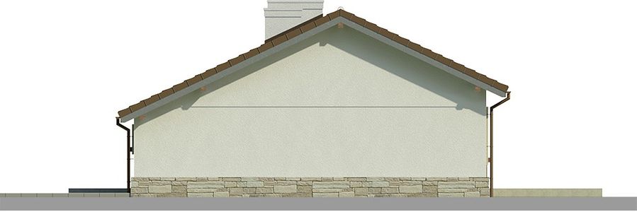 Фасад дома GAD-4328-75 Фасад дома GAD-4328-75