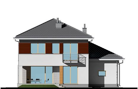 Фасад дома FBG-4475-15 Фасад дома FBG-4475-15