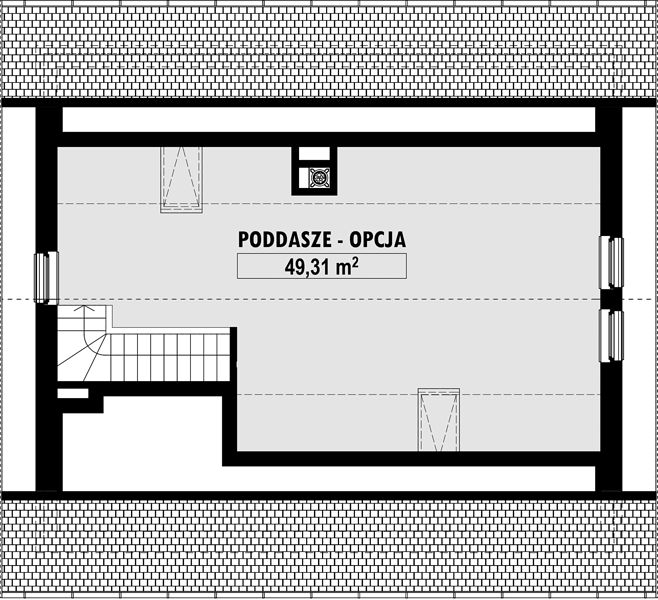 План 2 этажа дома DIC-3213-41 План 2 этажа дома DIC-3213-41