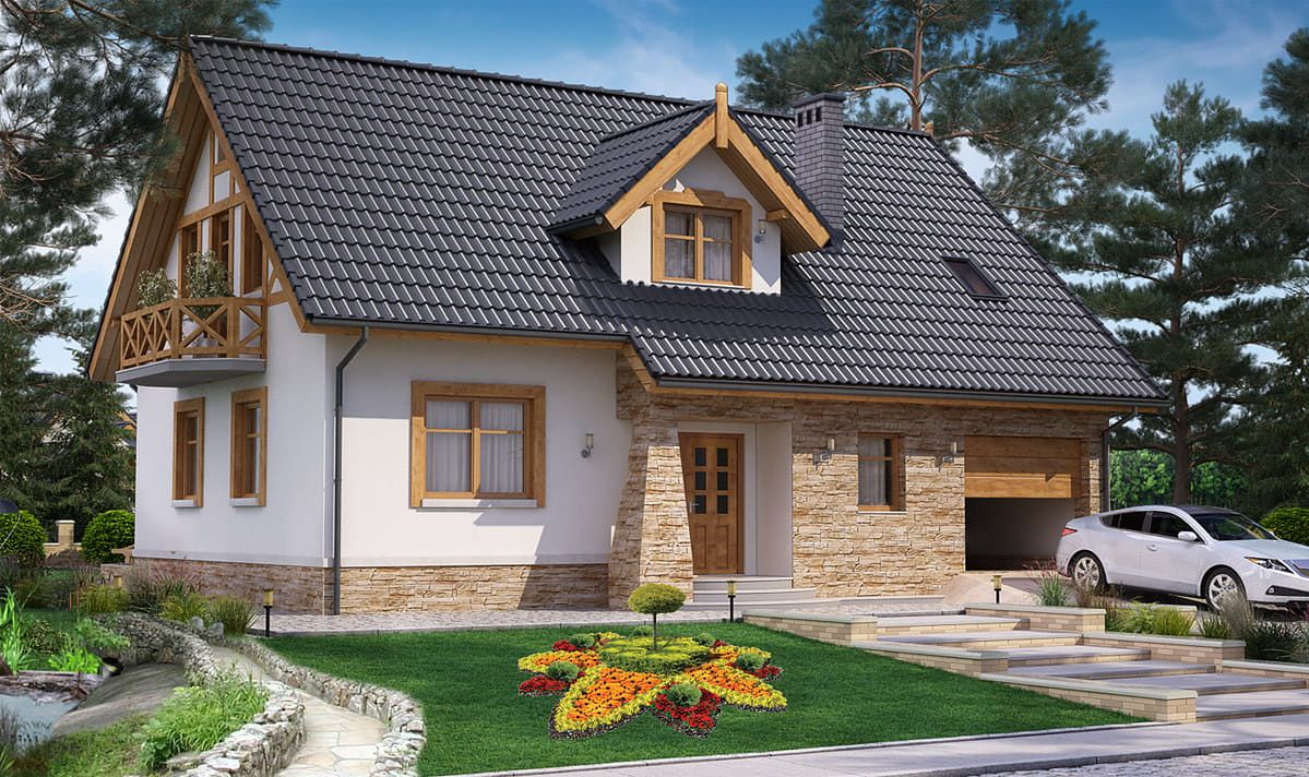 Проект дома BGE-1395-35 Проект дома BGE-1395-35
