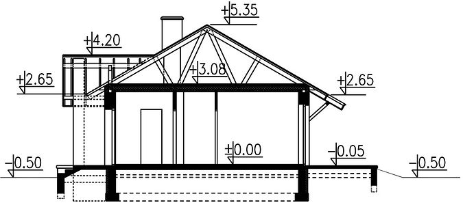 Фасад дома ADF-8436-49 Фасад дома ADF-8436-49