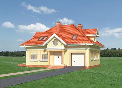 Фасад дома KBB-1134-11 Фасад дома KBB-1134-11