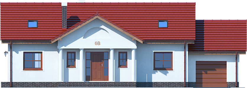 Фасад дома CGF-5212-78 Фасад дома CGF-5212-78