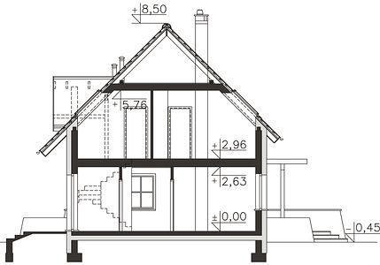 Фасад дома CBE-5965-45 Фасад дома CBE-5965-45