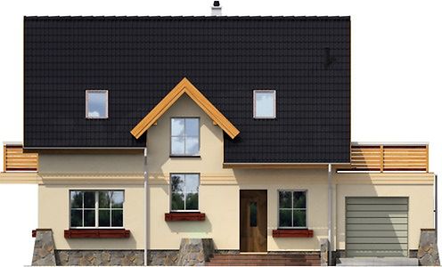 Фасад дома CBE-5965-45 Фасад дома CBE-5965-45