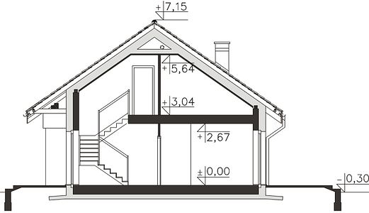 Фасад дома ABD-5763-28 Фасад дома ABD-5763-28