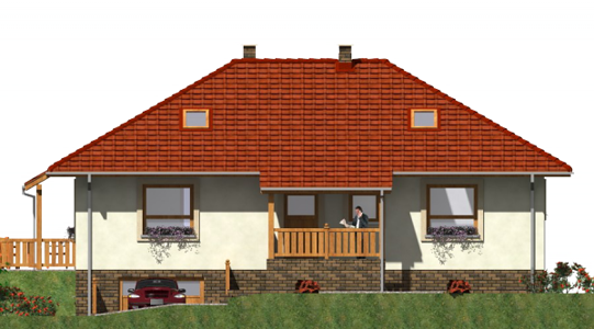 Фасад дома BDB-8989-35 Фасад дома BDB-8989-35