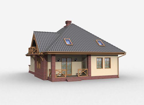 Проект дома KIB-6182-42 Проект дома KIB-6182-42