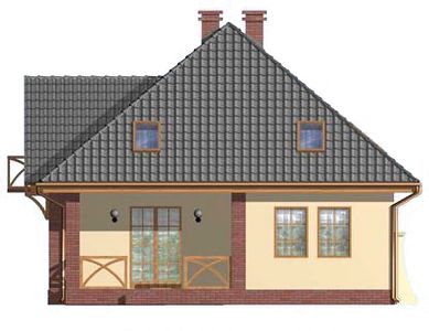 Фасад дома KIB-6182-42 Фасад дома KIB-6182-42
